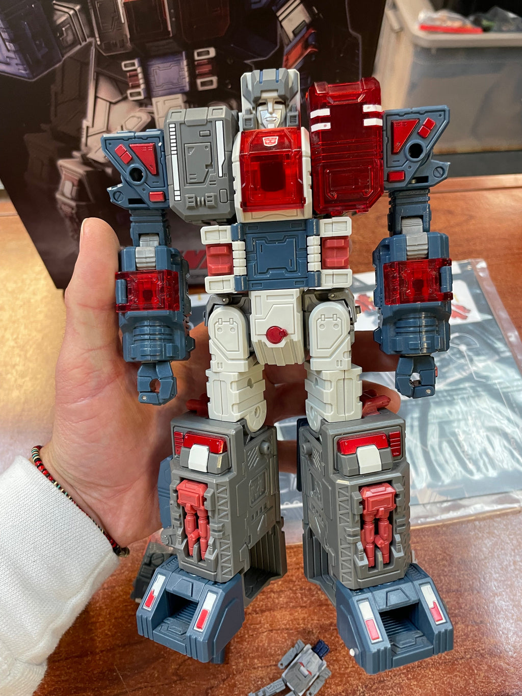Toyworld TW-H04 Infinitor With Extra Headmaster (Transformers KO, 3rd Party) COMPLETE product image 13, provided for visual