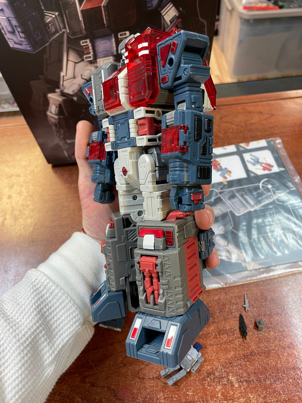 Toyworld TW-H04 Infinitor With Extra Headmaster (Transformers KO, 3rd Party) COMPLETE product image 18, provided for visual
