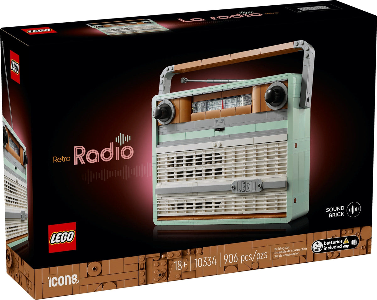 10334 Retro Radio (Certified Complete) (Retired) product image 1, provided for visual reference and product detail review