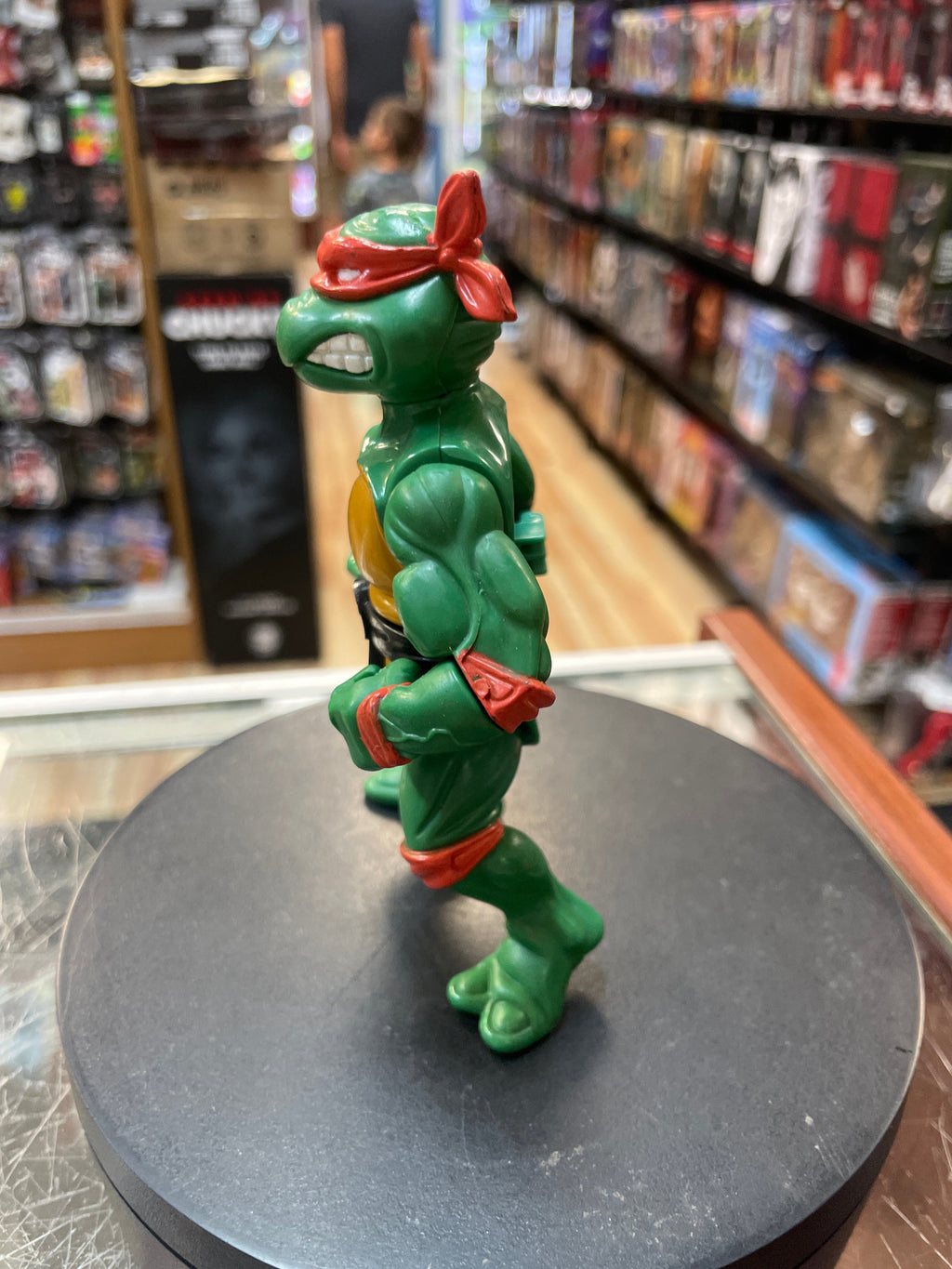Black Belt Storage Shell Michelangelo (Vintage TMNT Ninja Turtles, Playmates) **LOOSE** (Copy) product image 2, provided for