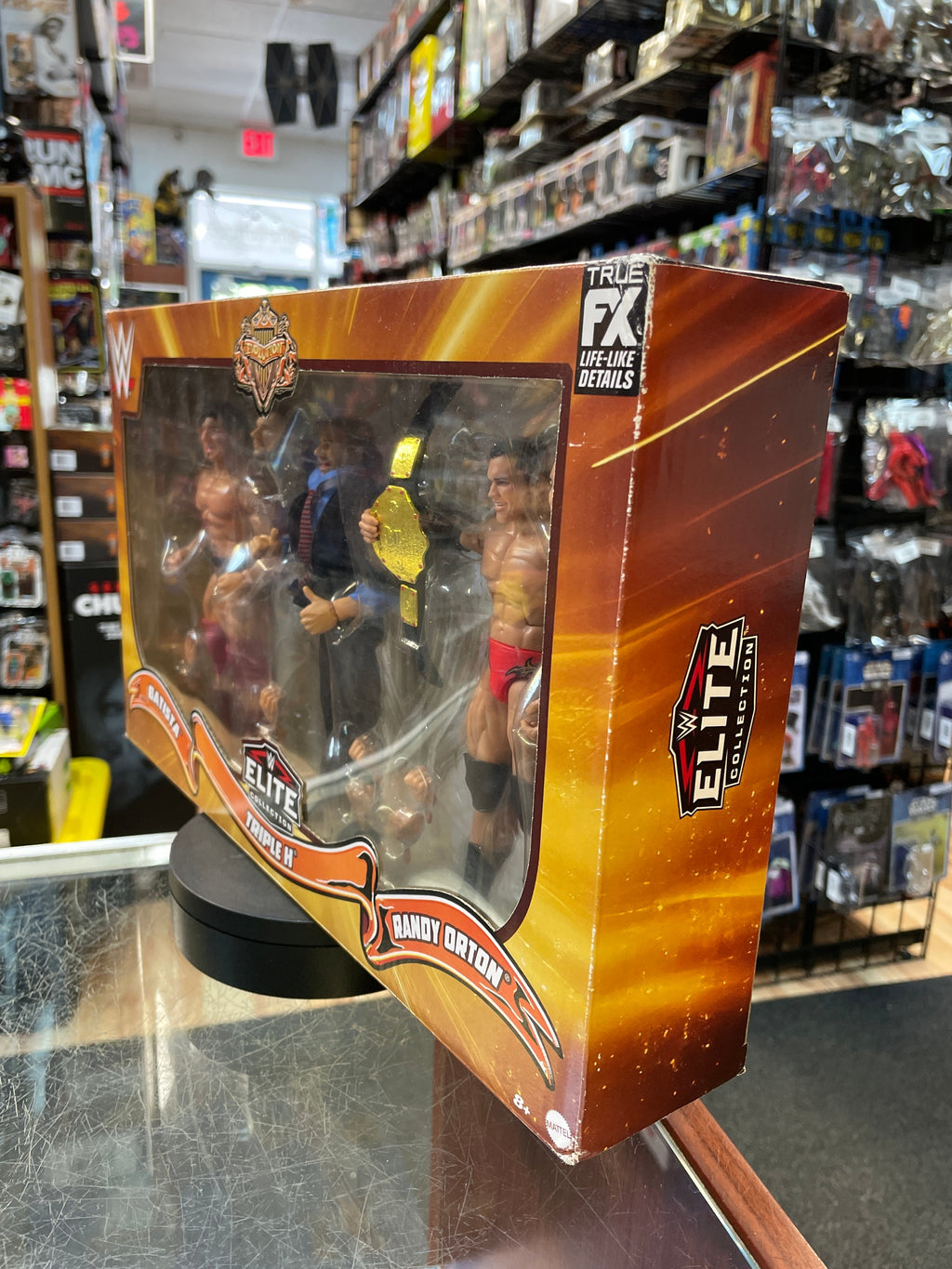 Batista, Triple H, & Randy orton (Mattel, WWE Elite) **COMPLETE** product image 5, provided for visual reference and product