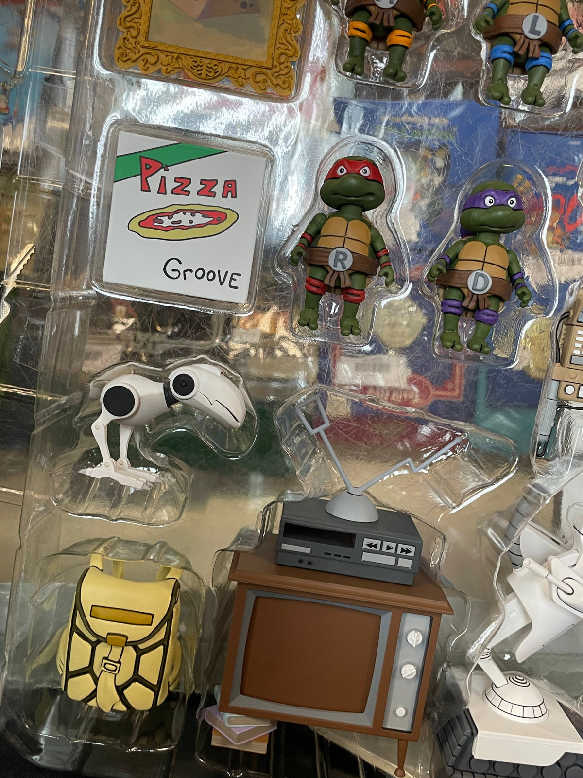 TMNT Baby Turtles Accessory Set (NECA, TMNT Teenage Ninja Turtles) OPEN/COMPLETE product image 13, provided for visual