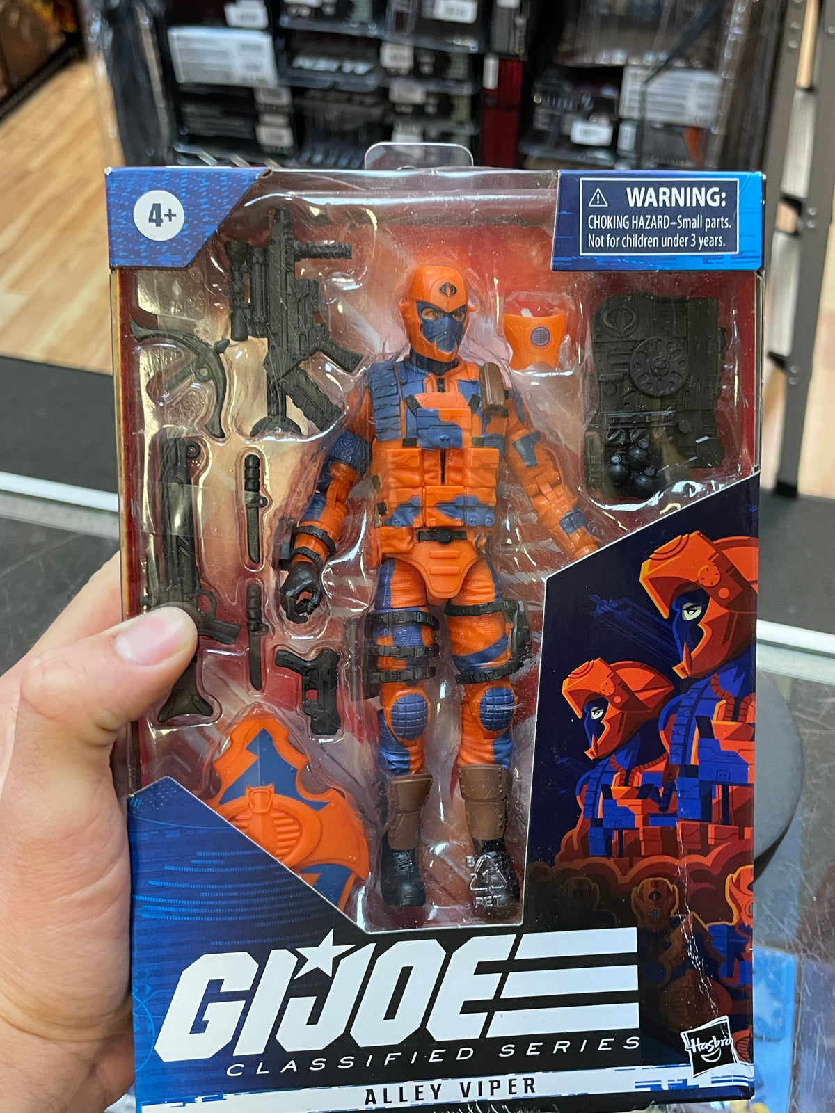 Alley viper #34 (GI Joe Classified, Hasbro) SEALED product image 4, provided for visual reference and product detail review