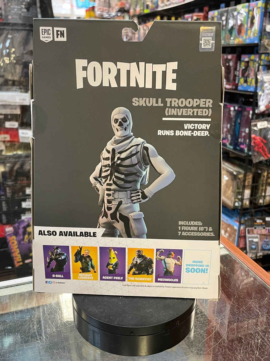 Skull Trooper (Fortnite Legendary, Jazwares) **SEALED** product image 2, provided for visual reference and product detail