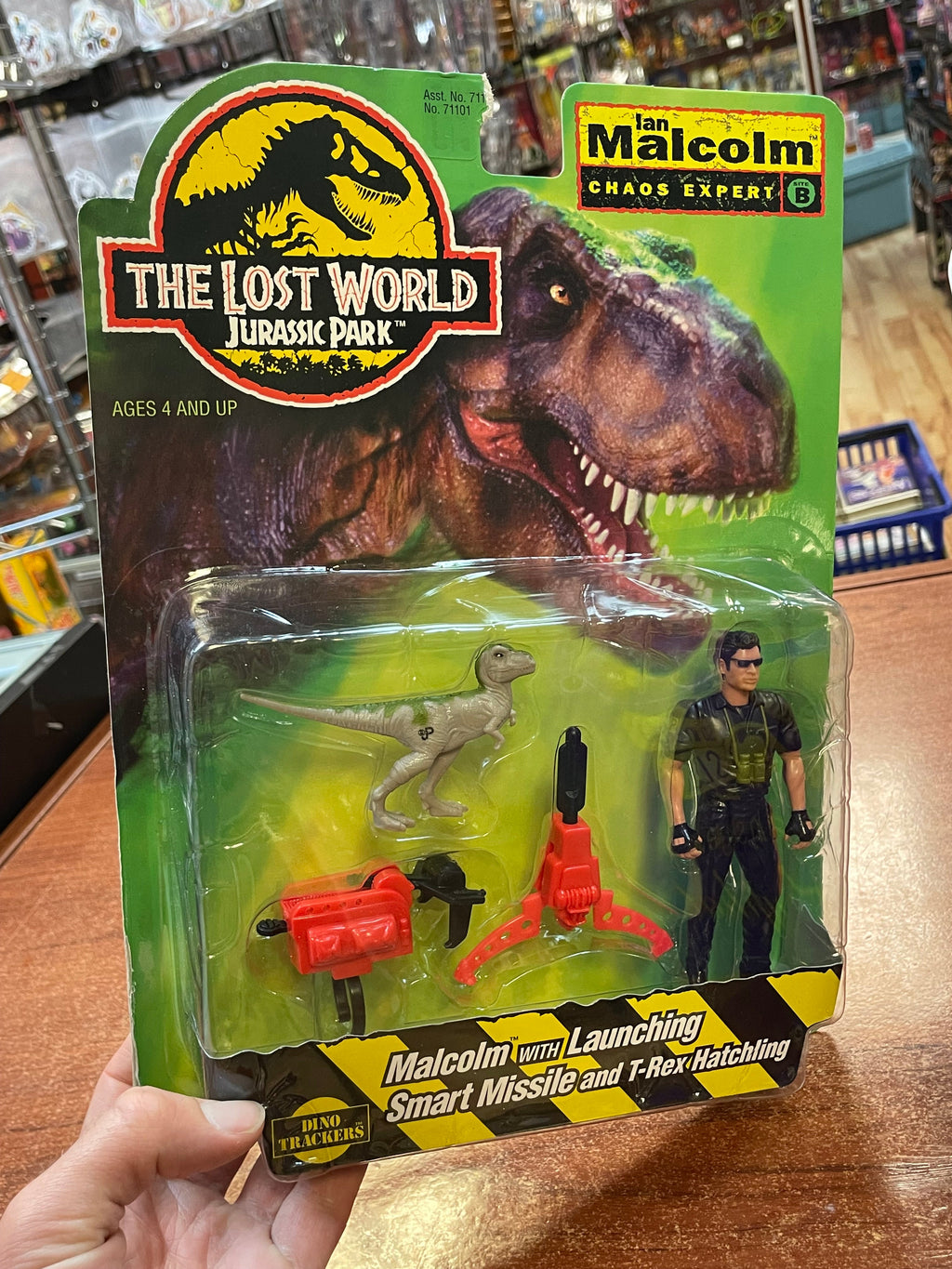Ian Malcom Chaos Expert (Vintage Jurassic Park Lost World, Kenner) **SEALED** product image 3, provided for visual reference
