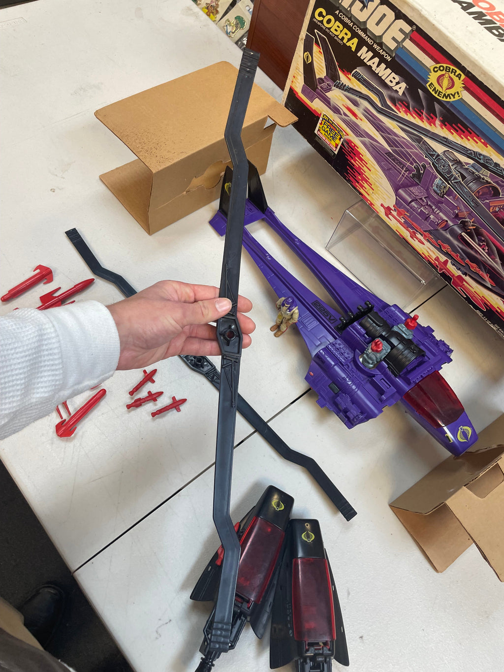 Mamba with Box (Vintage GI Joe, Hasbro) **COMPLETE** product image 20, provided for visual reference and product detail