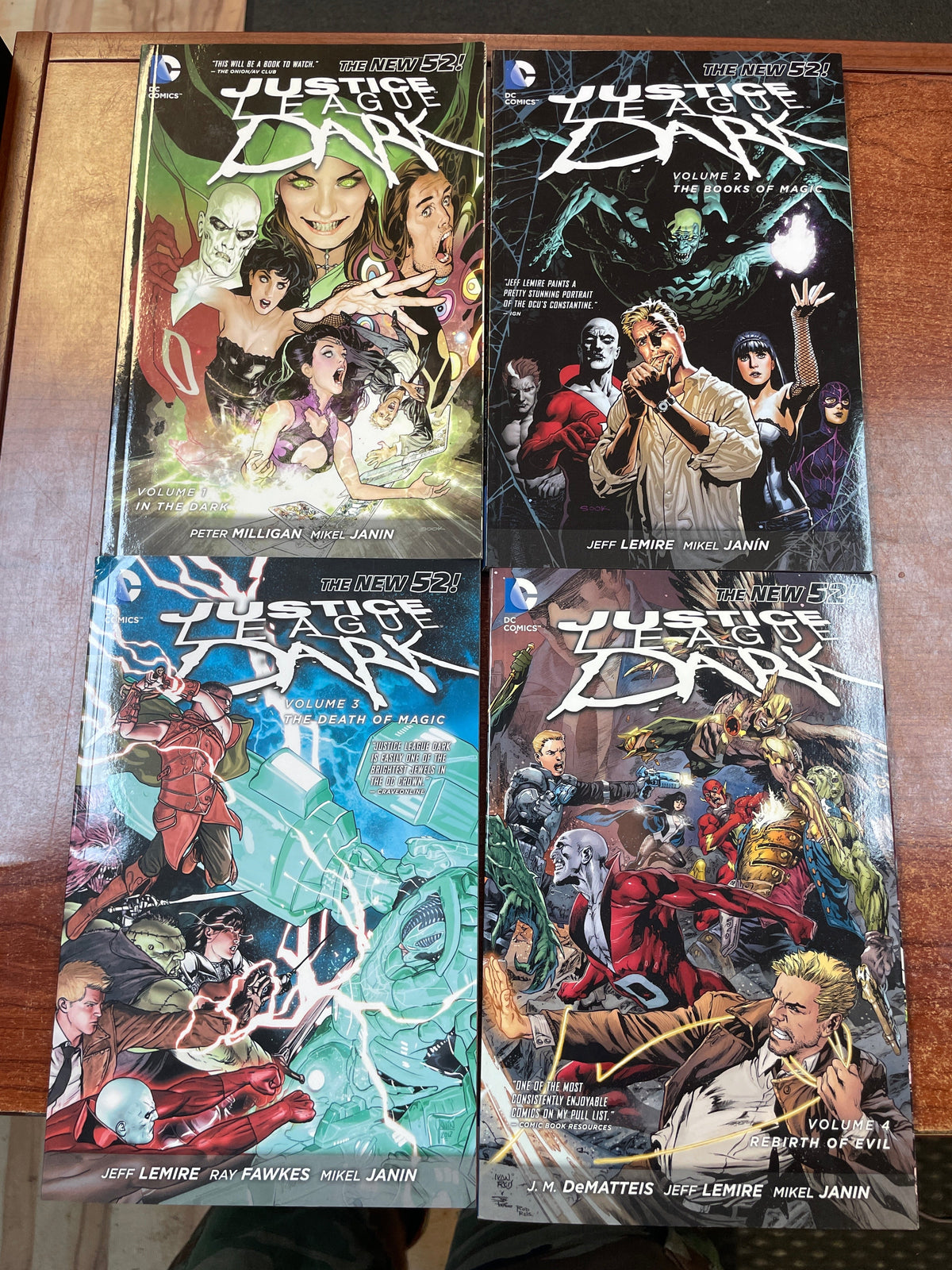 New 52 Justice League Dark Vol 1-4 TPB (DC Universe, Comics) product image 1, provided for visual reference and product