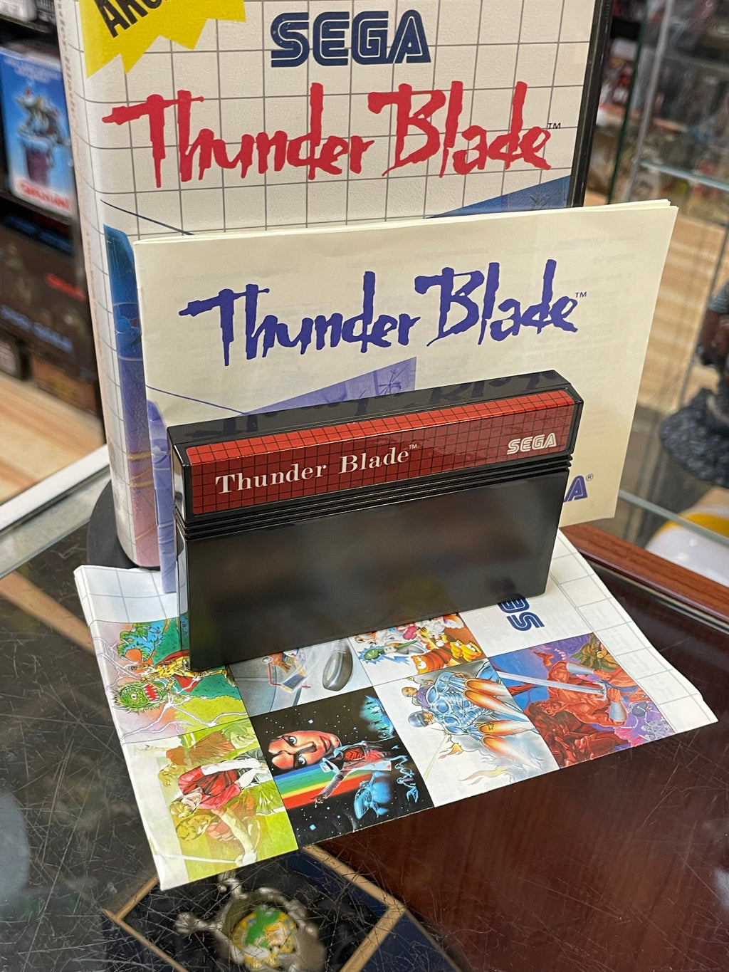 Thunder Blade (SEGA Master System SMS, Video Games) **COMPLETE** product image 8, provided for visual reference and product