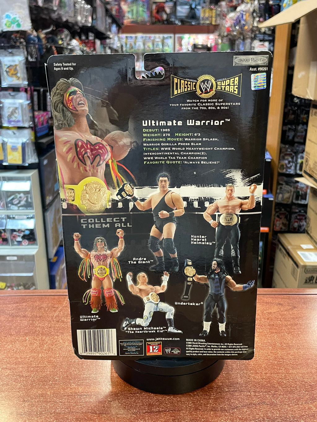 Ultimate Warrior Orange (WWF Classic Superstars, Jakks) **SEALED** product image 2, provided for visual reference and