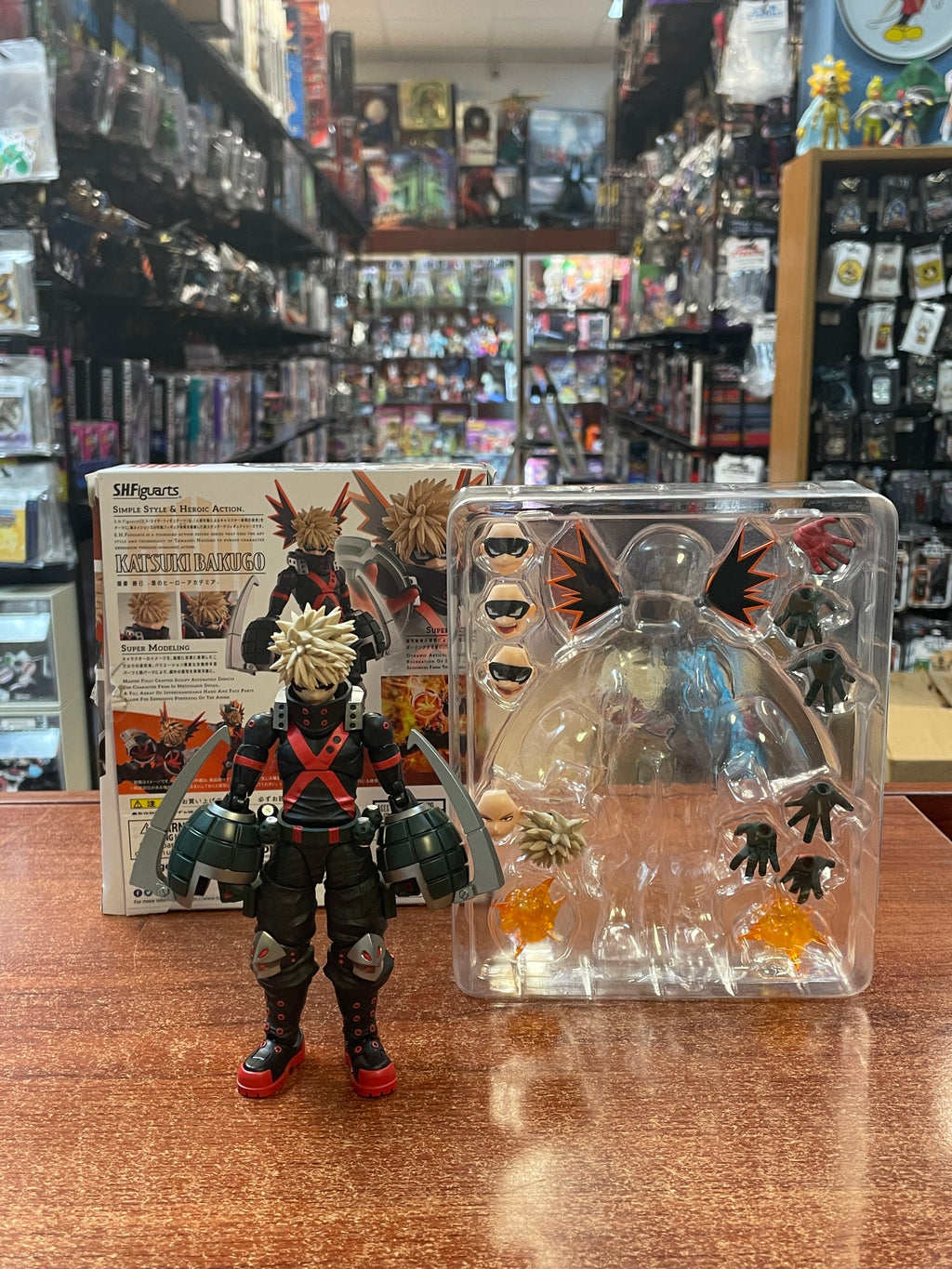 Bakugo -Great Explosion- (SH Figuarts Bandai, My Hero Academia) *COMPLETE* product image 1, provided for visual reference