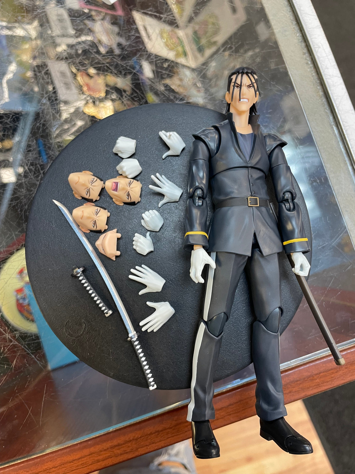 Hajime Saito (Bandai Tamashii SH Figuarts, Rurouni Kenshin) COMPLETE product image 6, provided for visual reference and