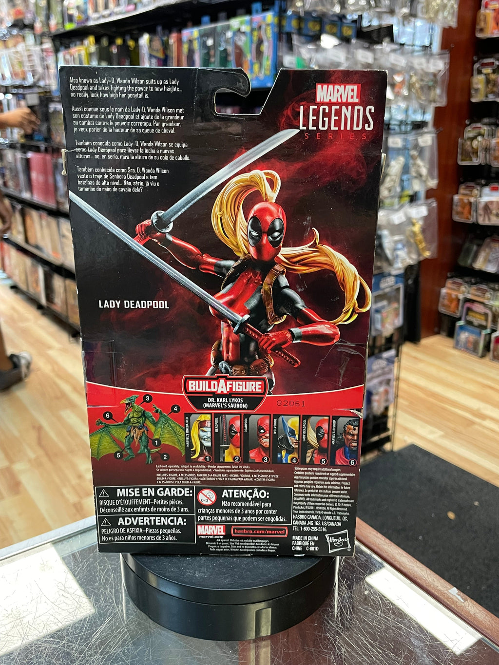 Lady Deadpool -BAF Sauron- (Marvel Legends, Hasbro) *SEALED* product image 3, provided for visual reference and product