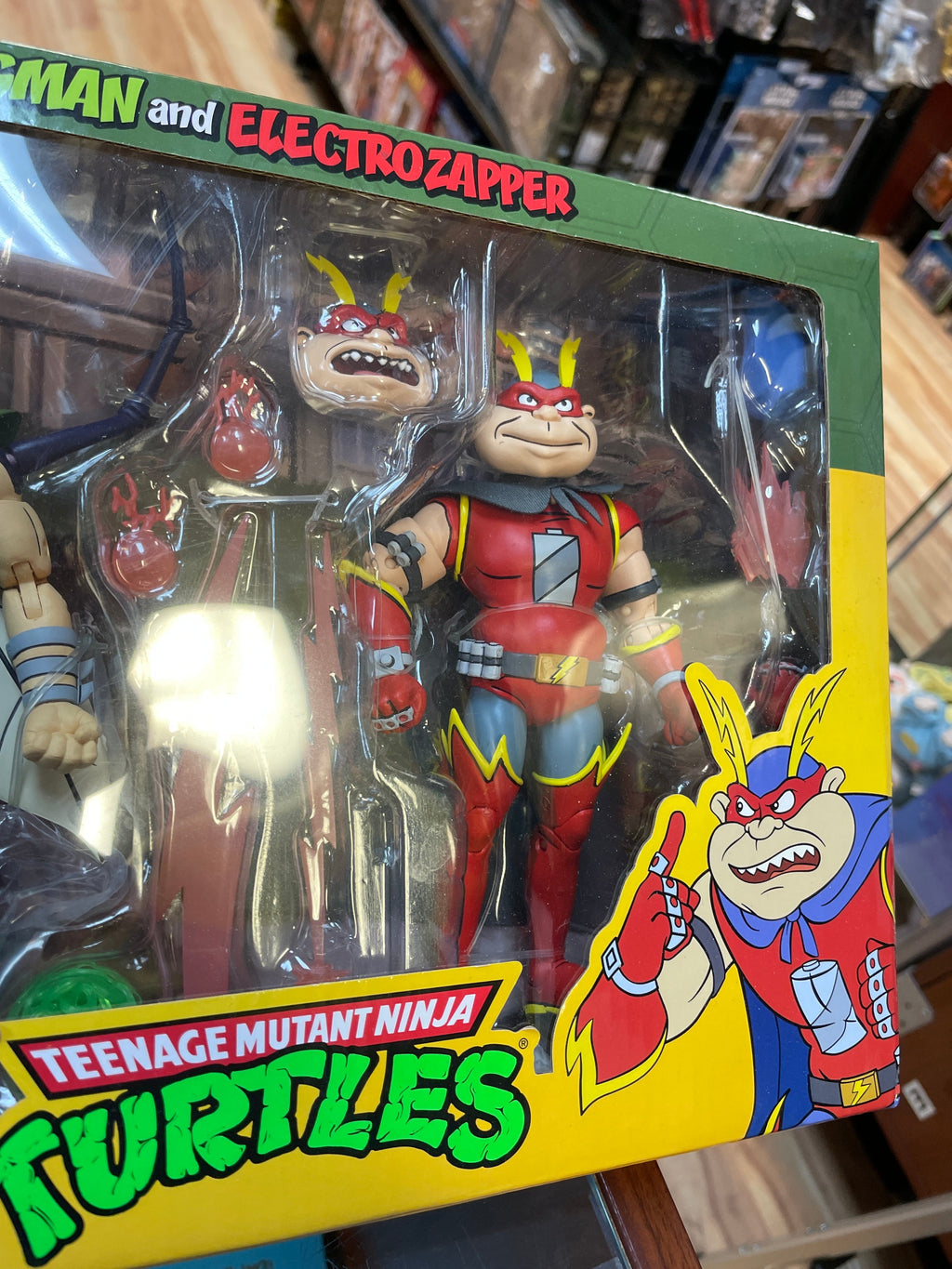 Bugman & Electrozapper (NECA, TMNT Ninja Turtles) *SEALED* product image 4, provided for visual reference and product detail