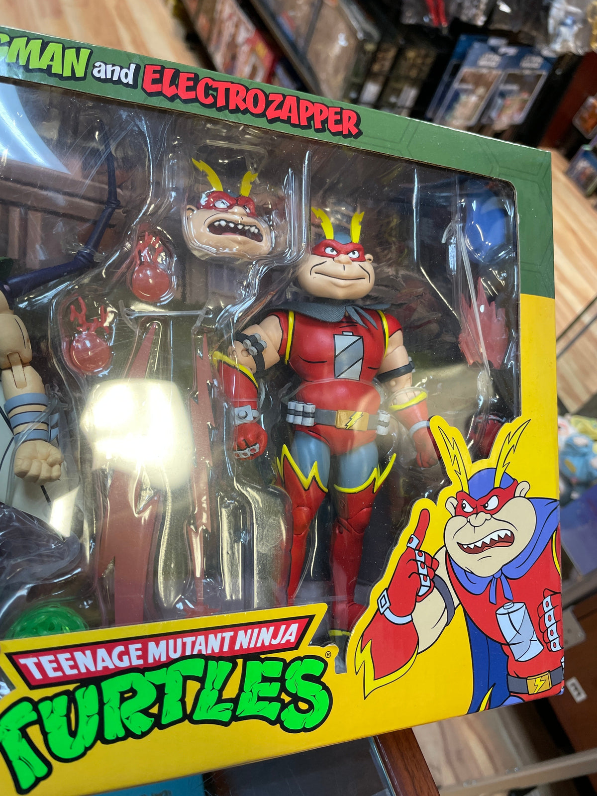 Bugman & Electrozapper (NECA, TMNT Ninja Turtles) *SEALED* product image 4, provided for visual reference and product detail