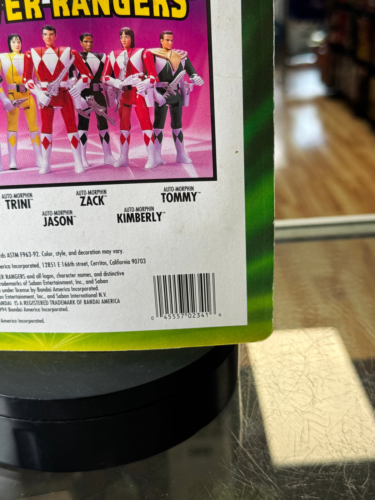 Invenusable Fly Trap (Vintage MMPR Power Rangers, Bandai) SEALED product image 10, provided for visual reference and product