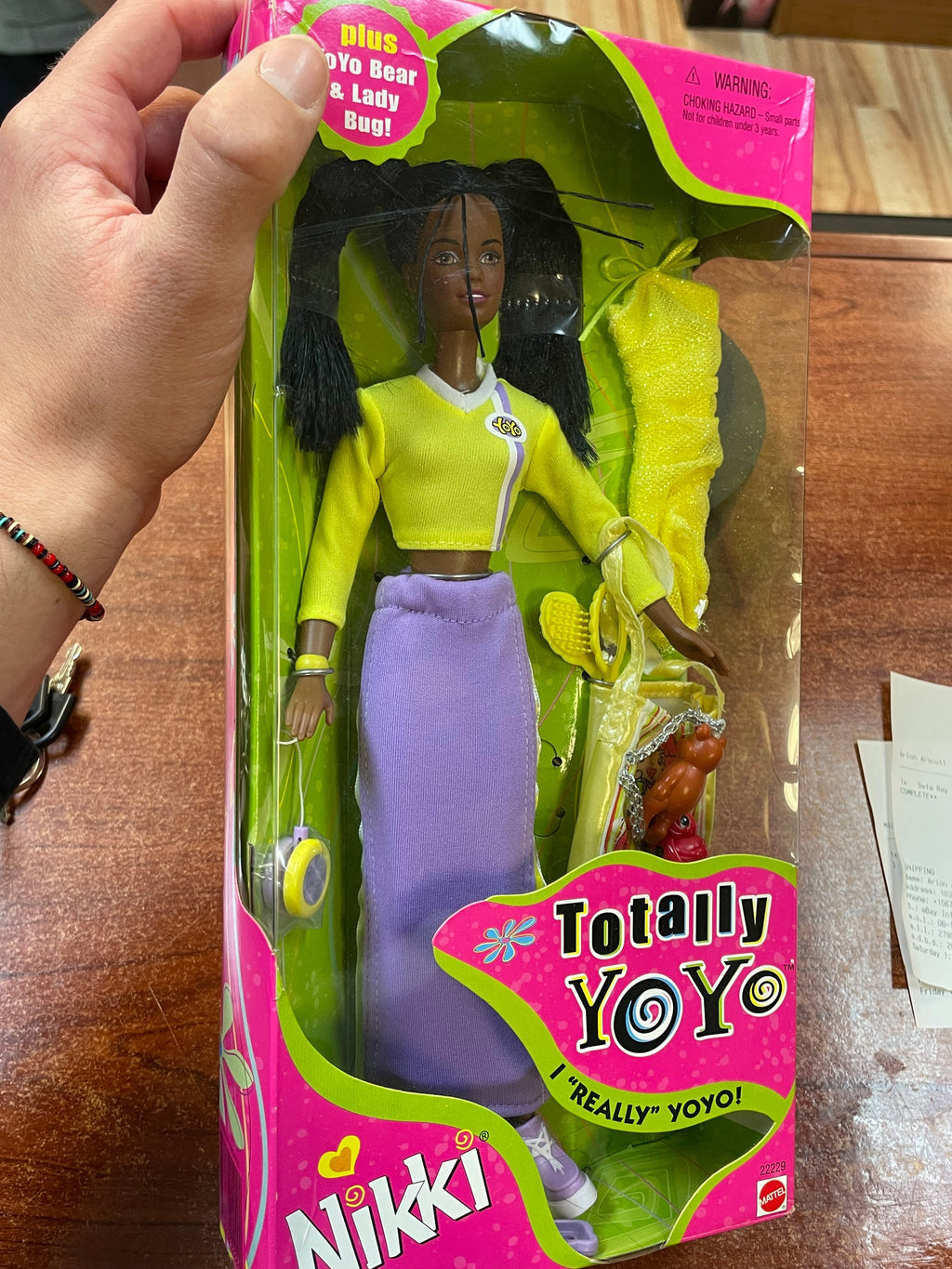 Totally YoYo Nikki #22229 (Vintage Barbie, Bandai) **SEALED** product image 8, provided for visual reference and product