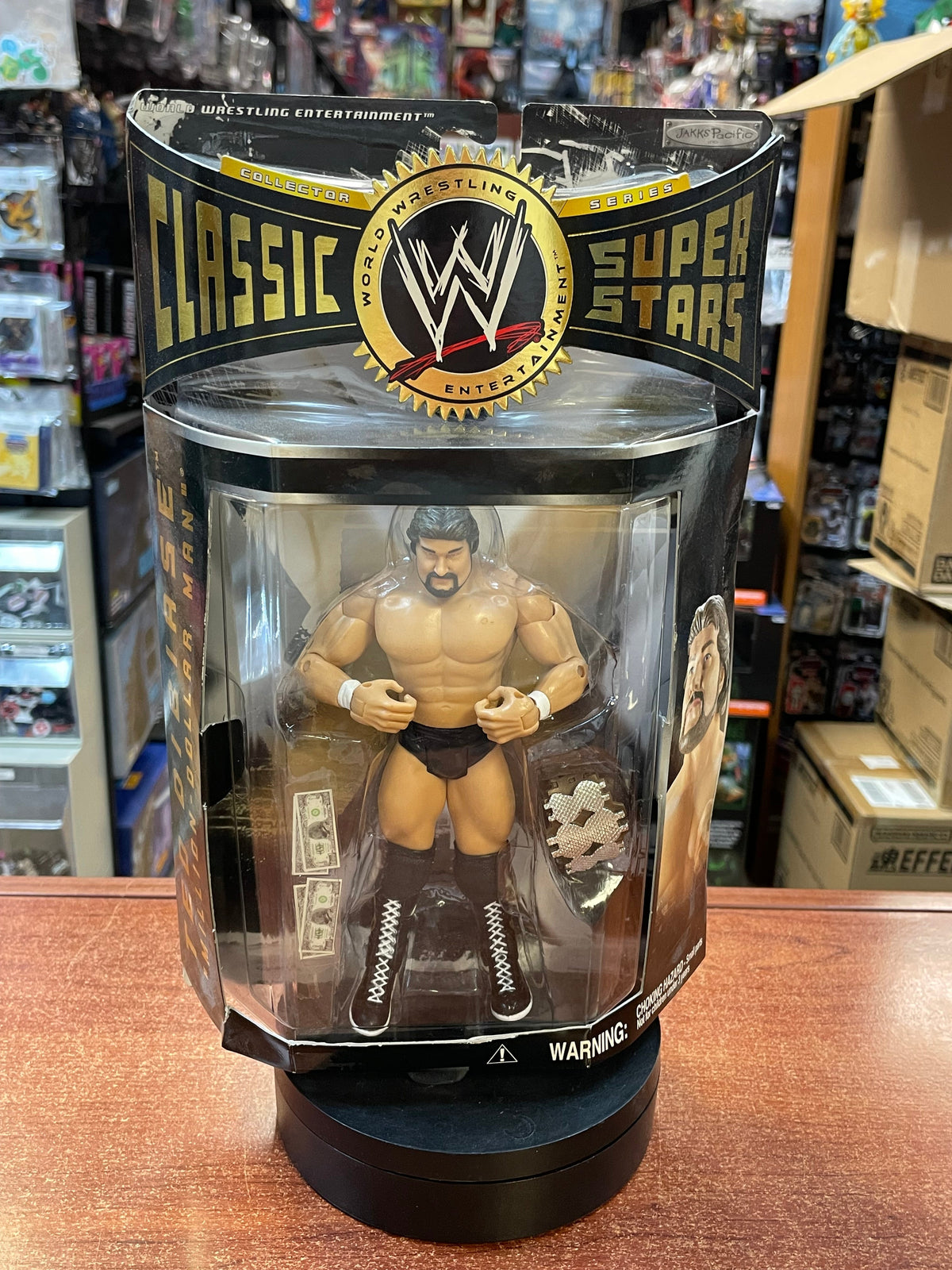 Ted Dibiase (WWF Classic Superstars, Jakks) **SEALED** product image 1, provided for visual reference and product detail
