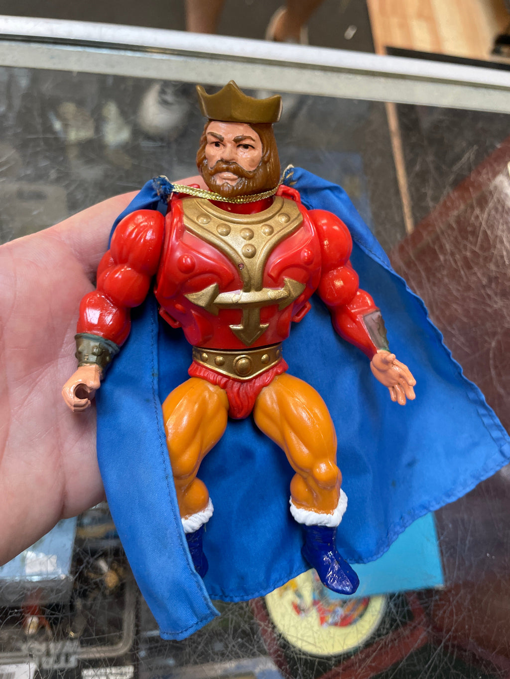 King Randor with Crown & Cape 1270 (Vintage MOTU, Mattel) product image 6, provided for visual reference and product detail