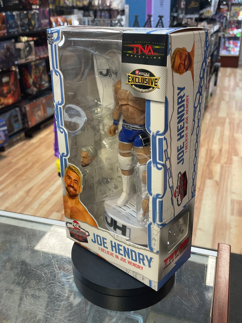 Joe Hendry "I Believe" Edition (TNA, Ringside Collectibles) SEALED product image 2, provided for visual reference and
