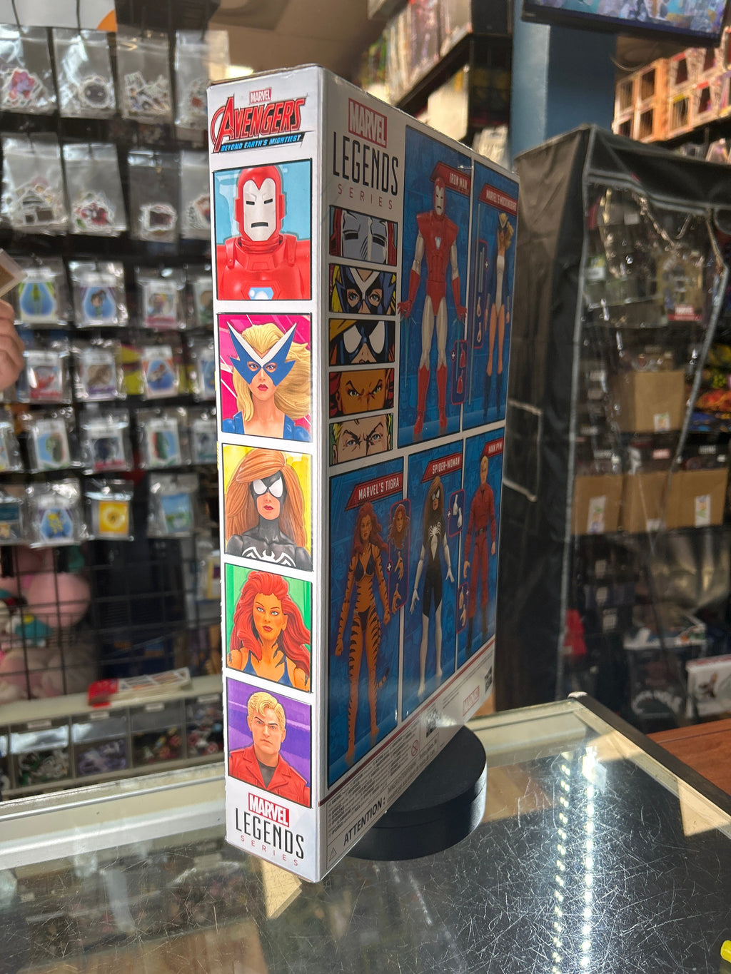 West Coast Avengers 5Pack (Marvel Legends, Hasbro) SEALED product image 5, provided for visual reference and product detail