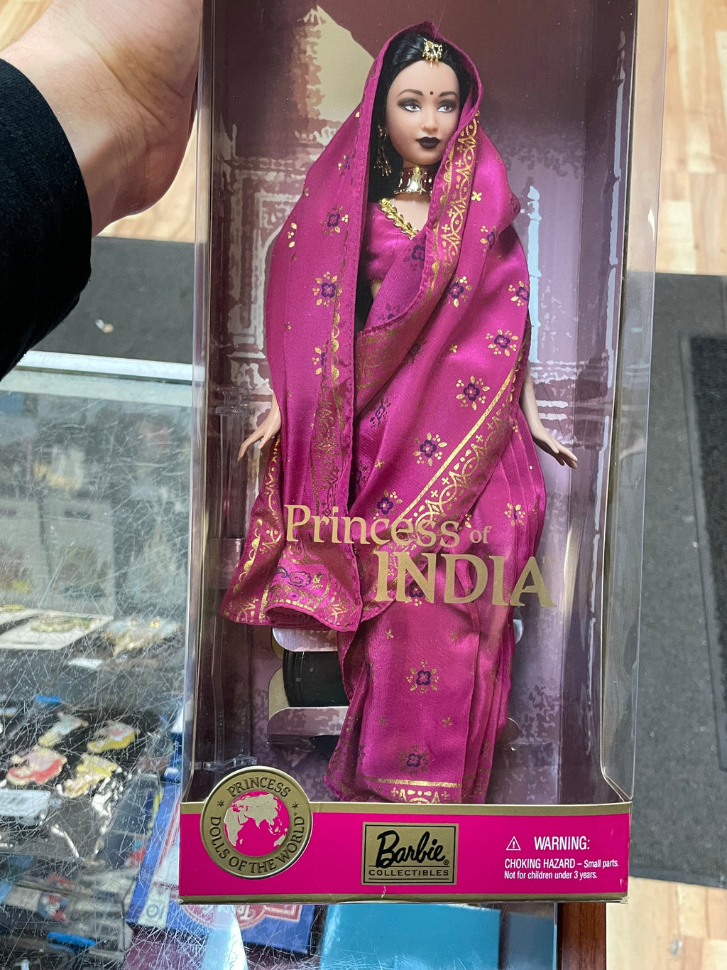 Princess Of India Dolls Of The World 28374 (Barbie, Mattel) **SEALED** product image 6, provided for visual reference and