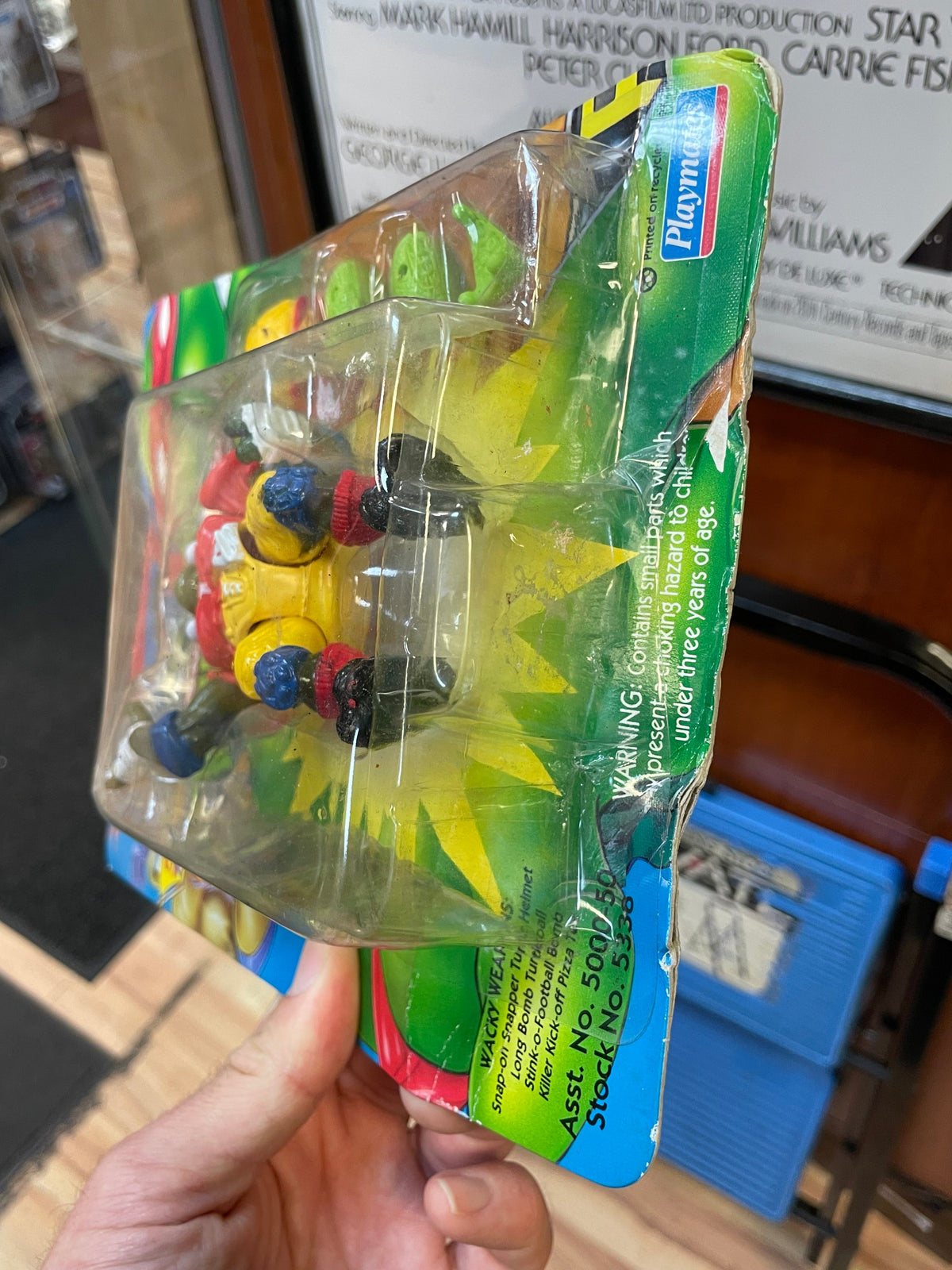 TD Tossin Leo (Vintage TMNT Ninja Turtles, Playmates) SEALED product image 12, provided for visual reference and product