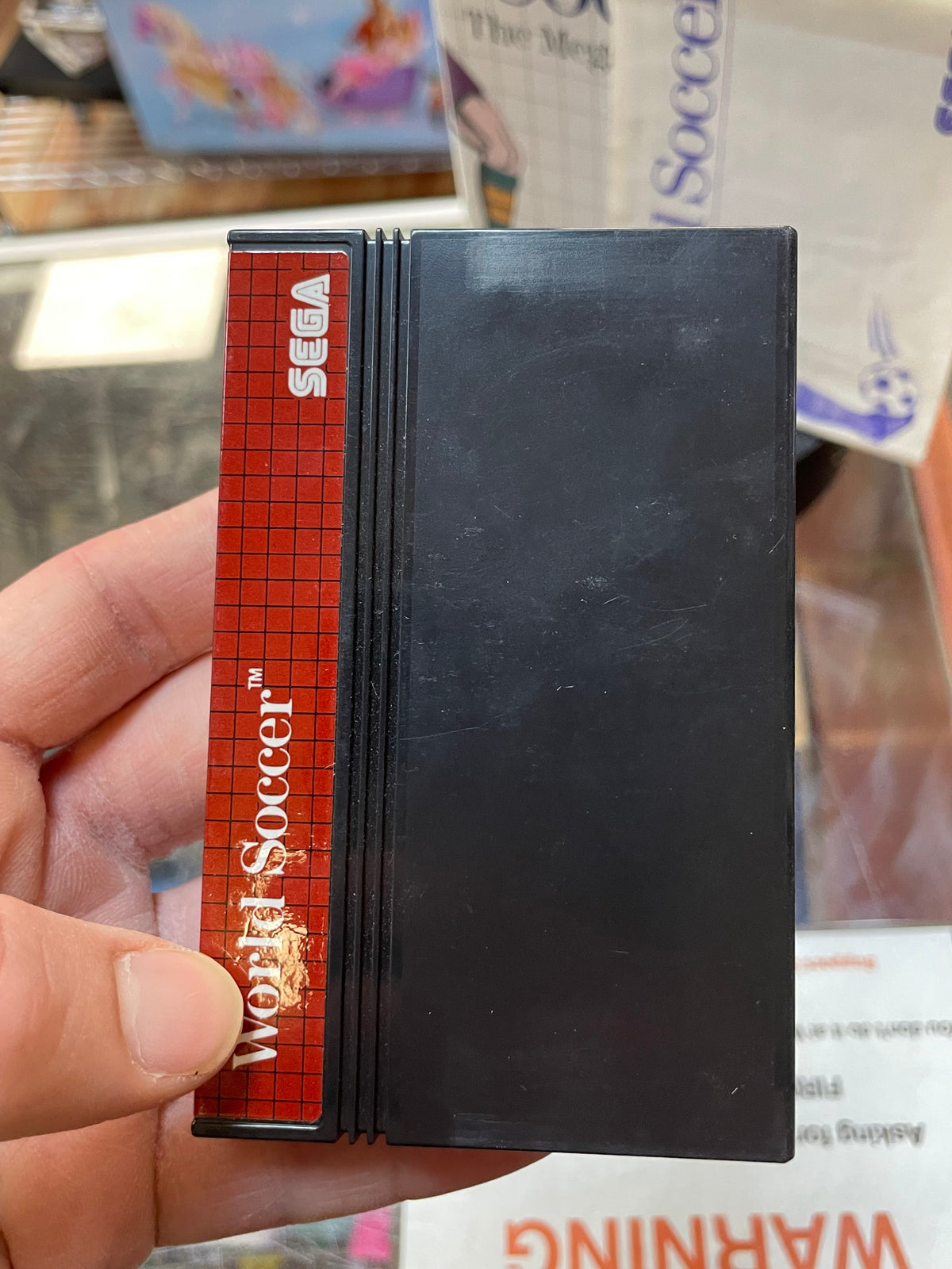 World Soccer (SEGA Master System SMS, Video Games) **COMPLETE** product image 8, provided for visual reference and product