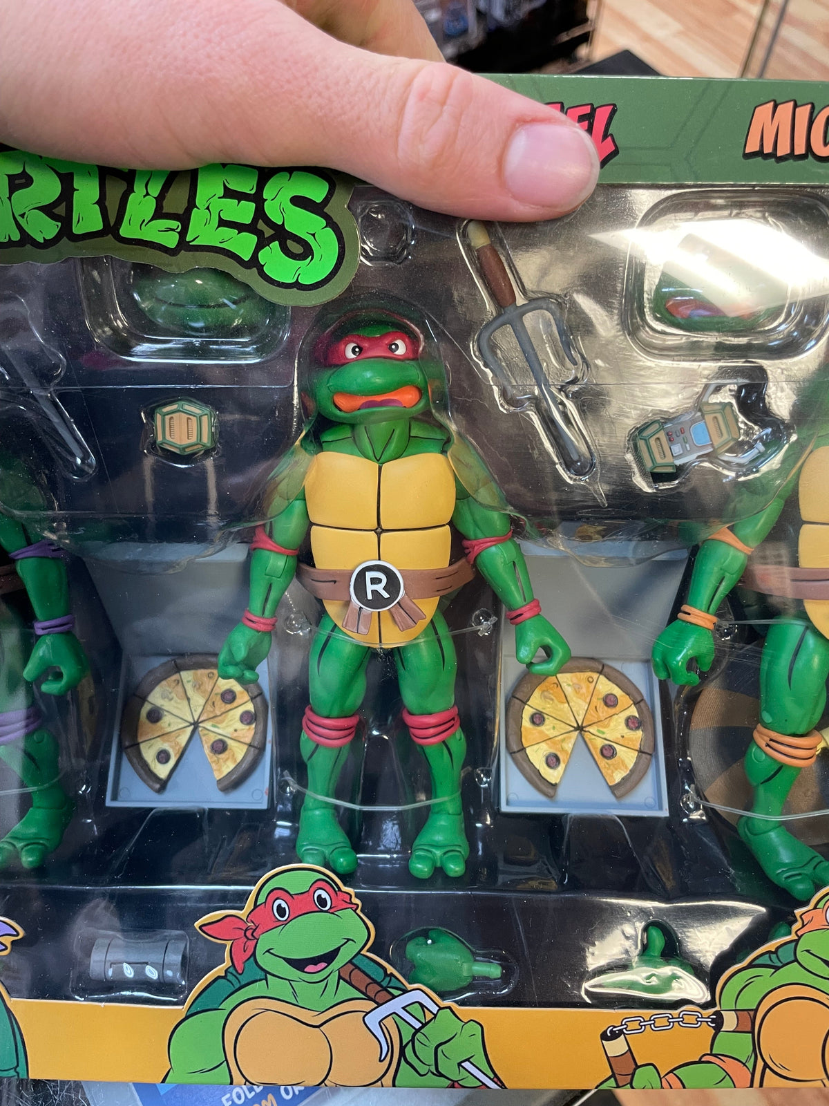 Animated Series 4 Pack (NECA, TMNT Ninja Turtles) *SEALED* product image 10, provided for visual reference and product