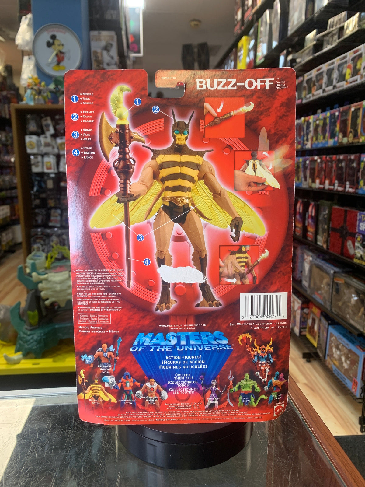 Buzz-Off (Masters Of The Universe 200X, Mattel) **SEALED** product image 4, provided for visual reference and product detail