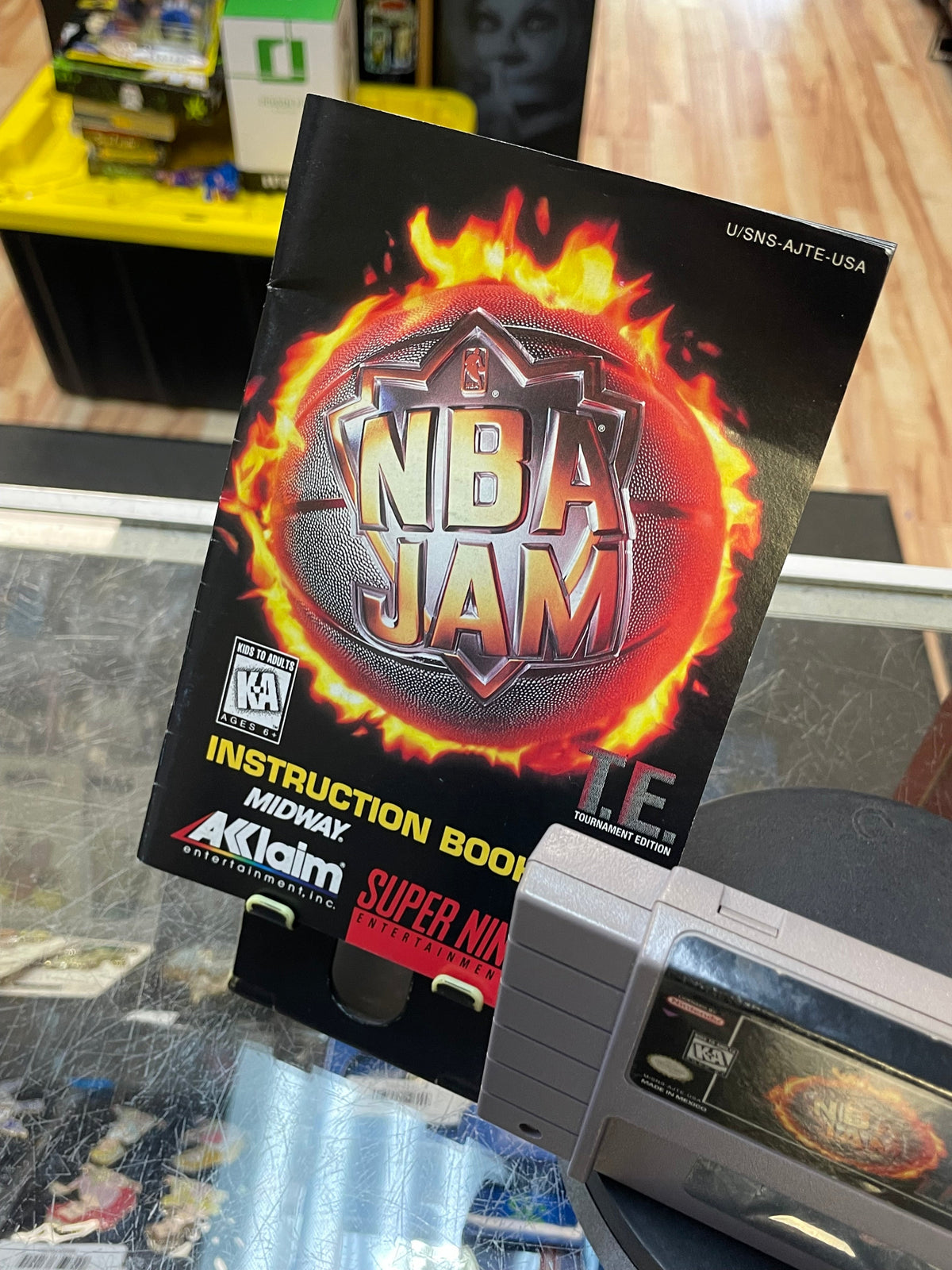 NBA JAM Tournament Edition with Manual (SNES Super Nintendo, Vintage Video Games) TESTED WORKING product image 4, provided