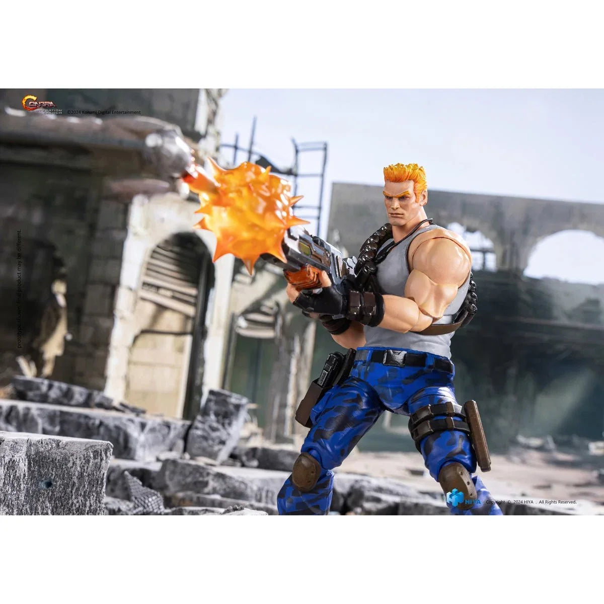 Bill Rizer Exquisite Basic (HIYA, Contra: Operation Galuga) SEALED product image 5, provided for visual reference and
