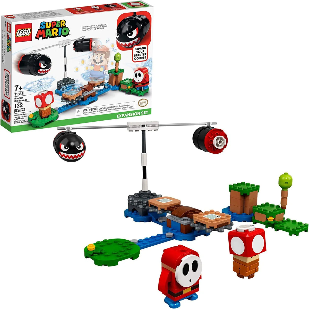 71366 Super Mario Boomer Bill Barrage Expansion Set (Retired) (New Sealed) product image 1, provided for visual reference