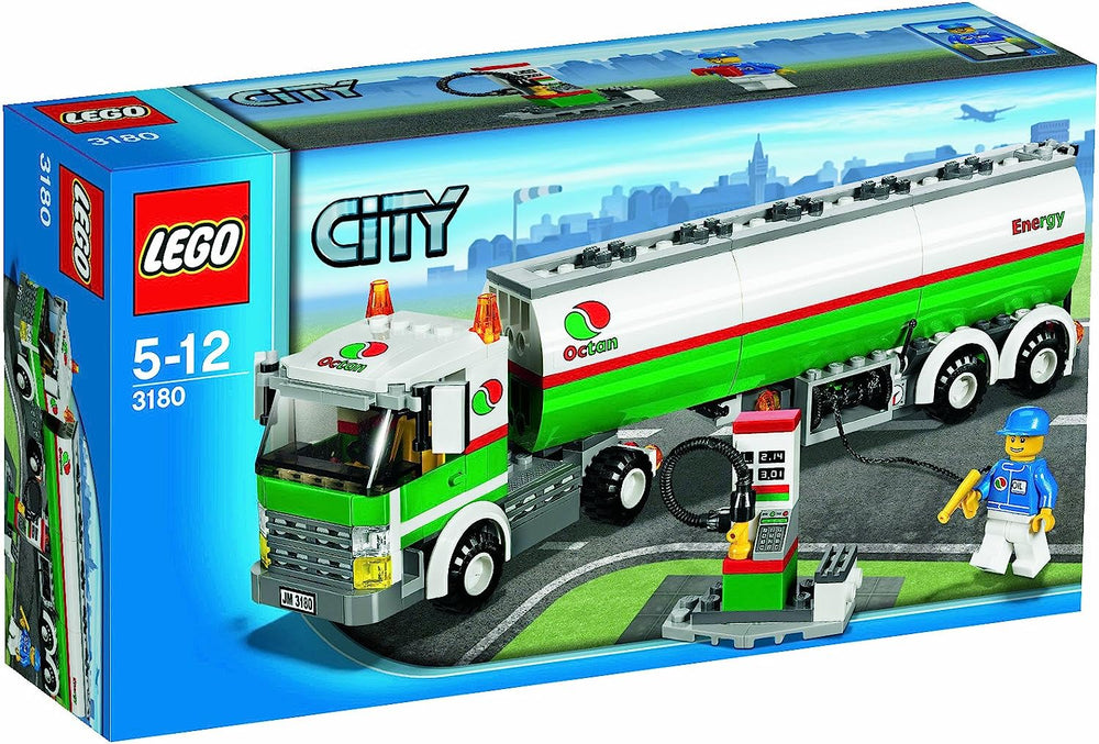 3180 LEGO City: Tank Truck (Retired) (Certified Complete)