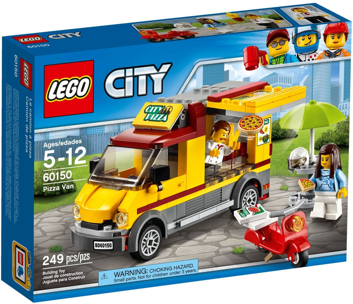 60150 LEGO City: Pizza Van (Retired) (New Sealed) product image 1, provided for visual reference and product detail review