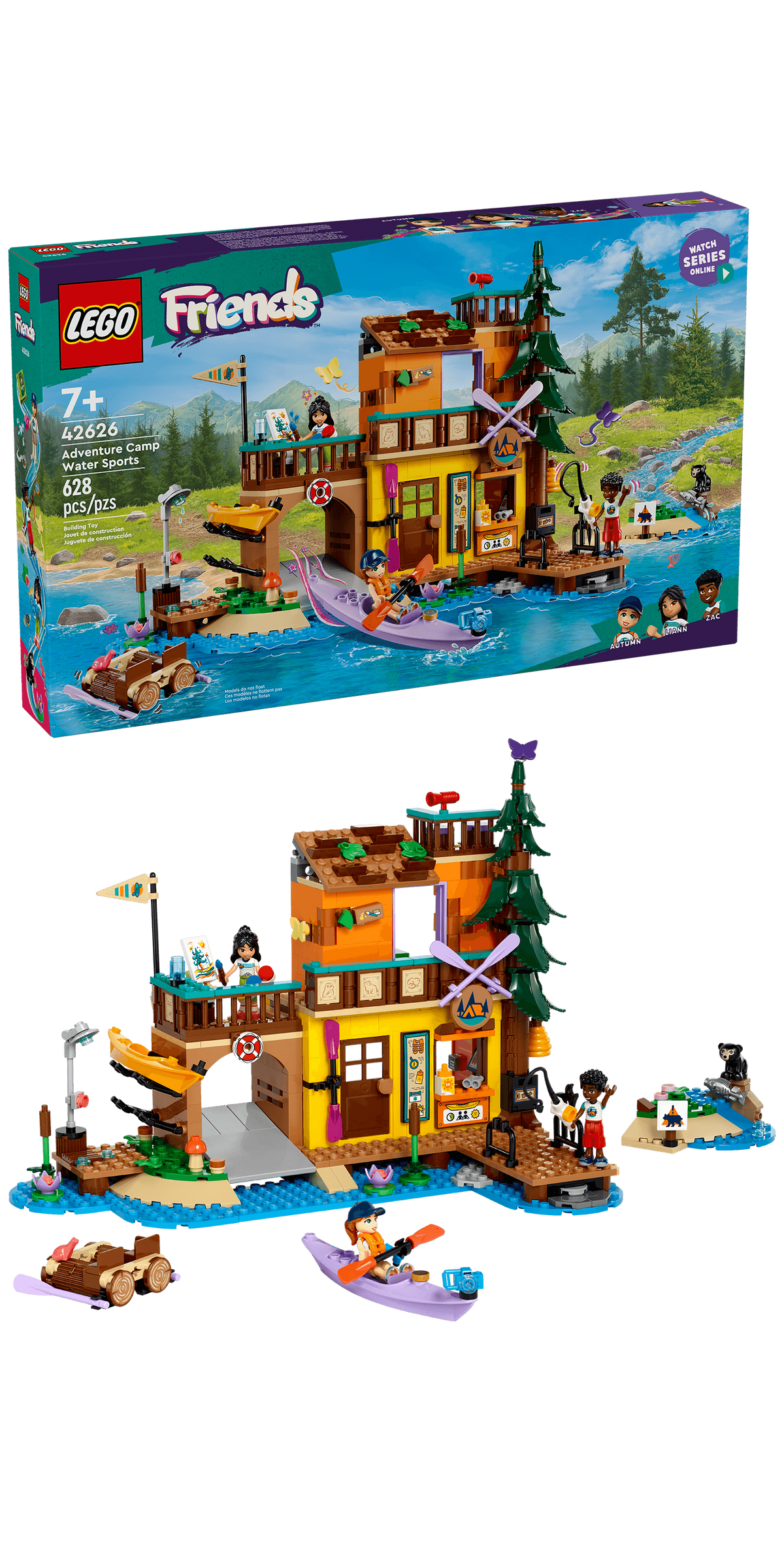 42626 Adventure Camp Water Sports (Retired) (Certified Complete) product image 1, provided for visual reference and product