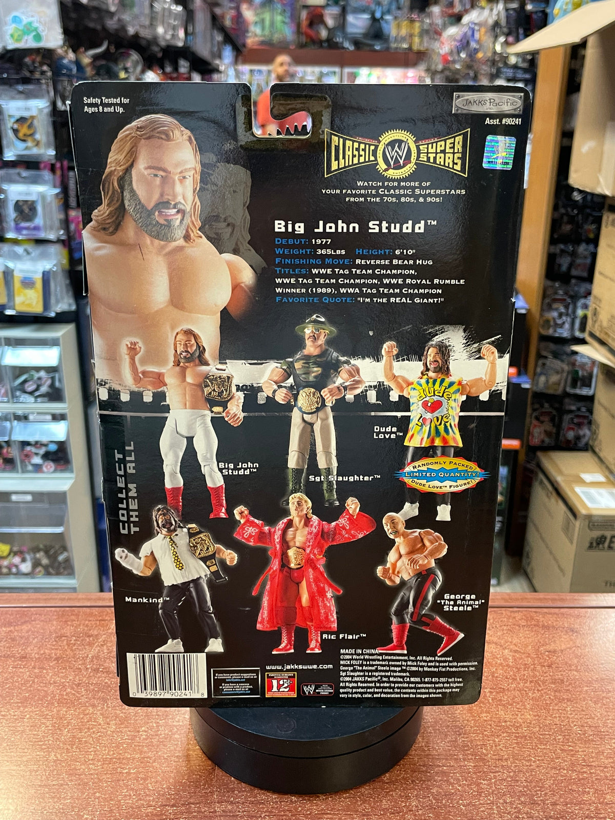 Big John Studd (WWF Classic Superstars, Jakks) **SEALED** product image 2, provided for visual reference and product detail