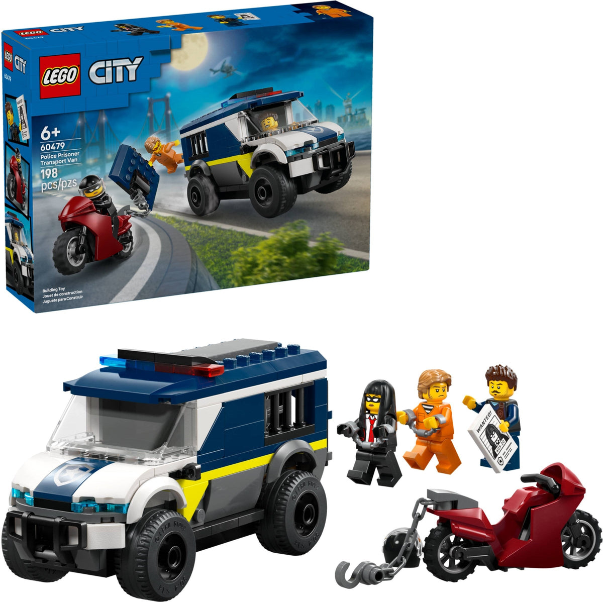 60479 Police Prisoner Transport Van product image 1, provided for visual reference and product detail review