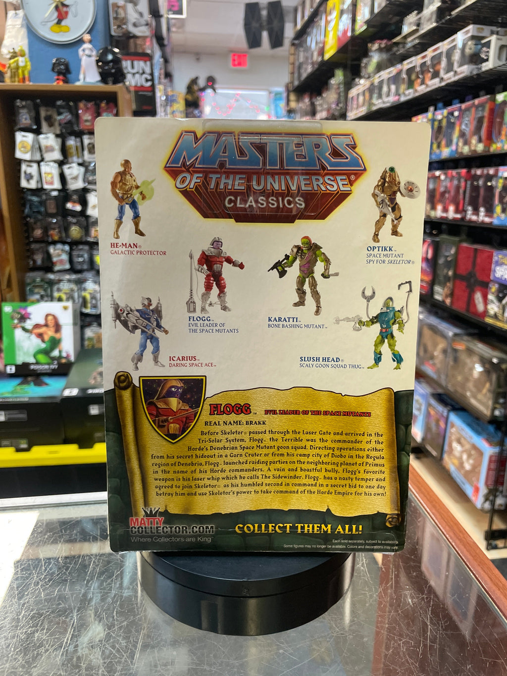 Space Mutants Flogg (MOTU Classics, Masters Of The Universe, Mattel) **SEALED** product image 3, provided for visual