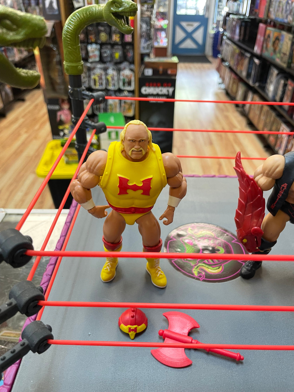 RattleSnake Mountain (WWE MOTU, Mattel) **COMPLETE** product image 2, provided for visual reference and product detail review