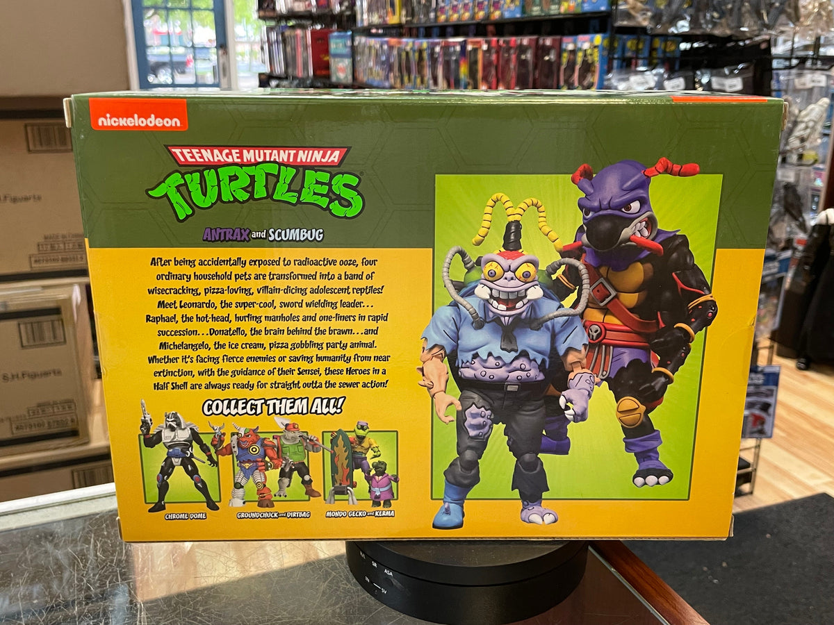 Antrax & Scumbug (TMNT Ninja Turtles, NECA) **Open New** product image 2, provided for visual reference and product detail