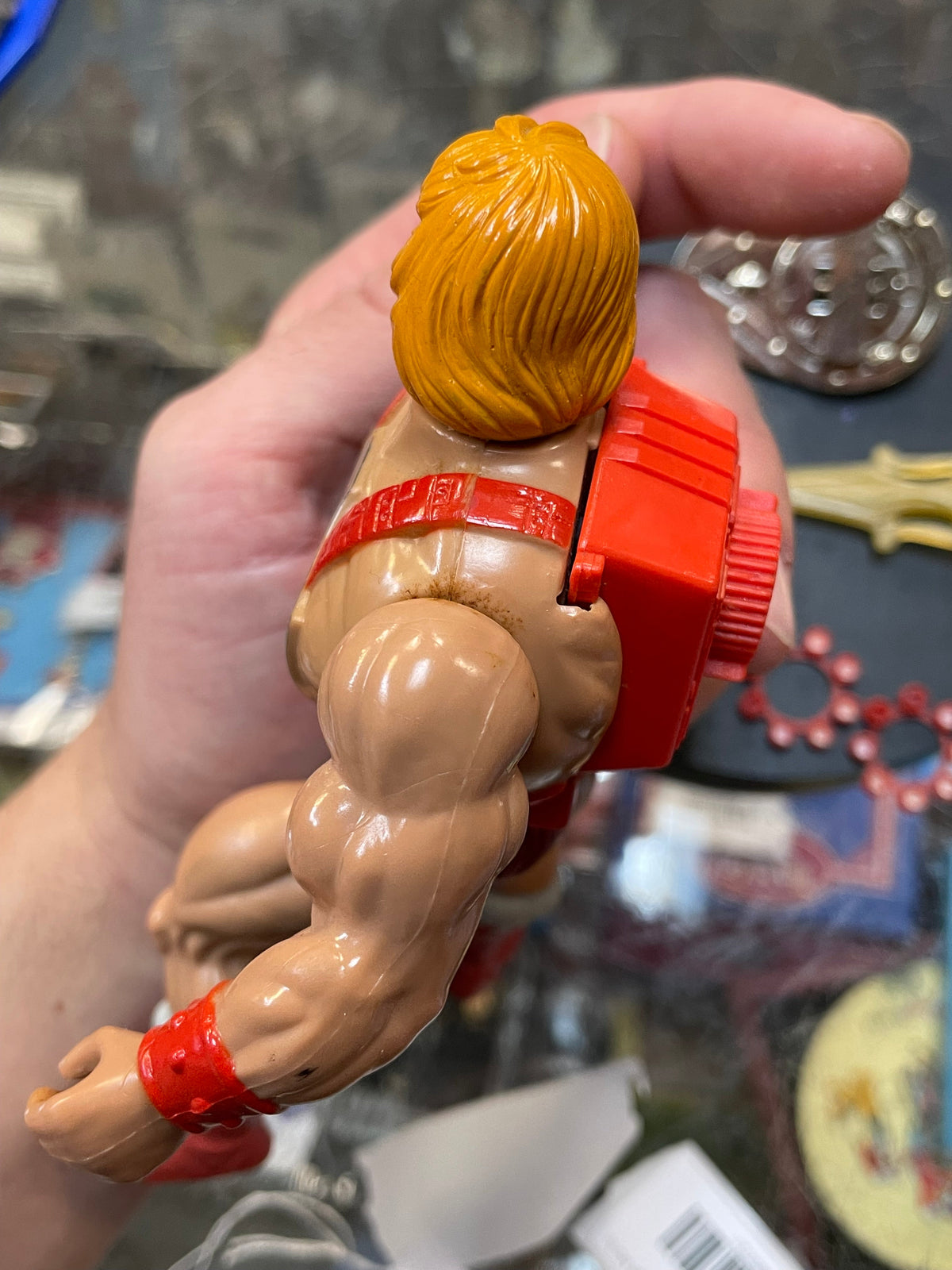 Thunder Punch He-Man 1273 (Vintage MOTU, Mattel) **COMPLETE** product image 20, provided for visual reference and product