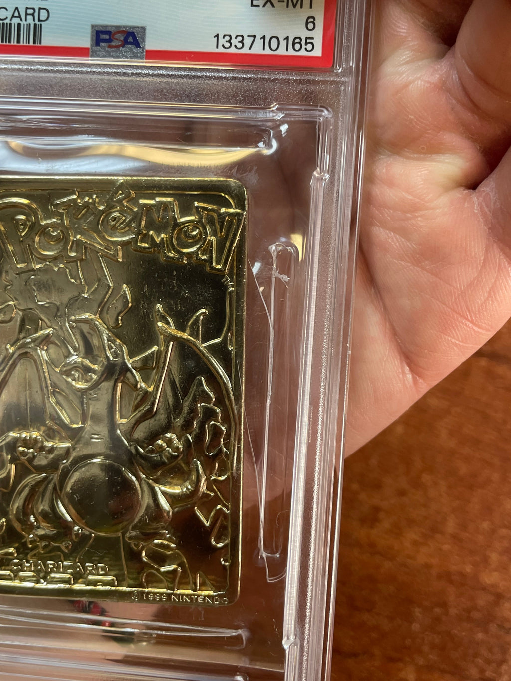 Charizard Burger King Gold Card 0165 (Pokemon, Wizard) **PSA 6** product image 15, provided for visual reference and product