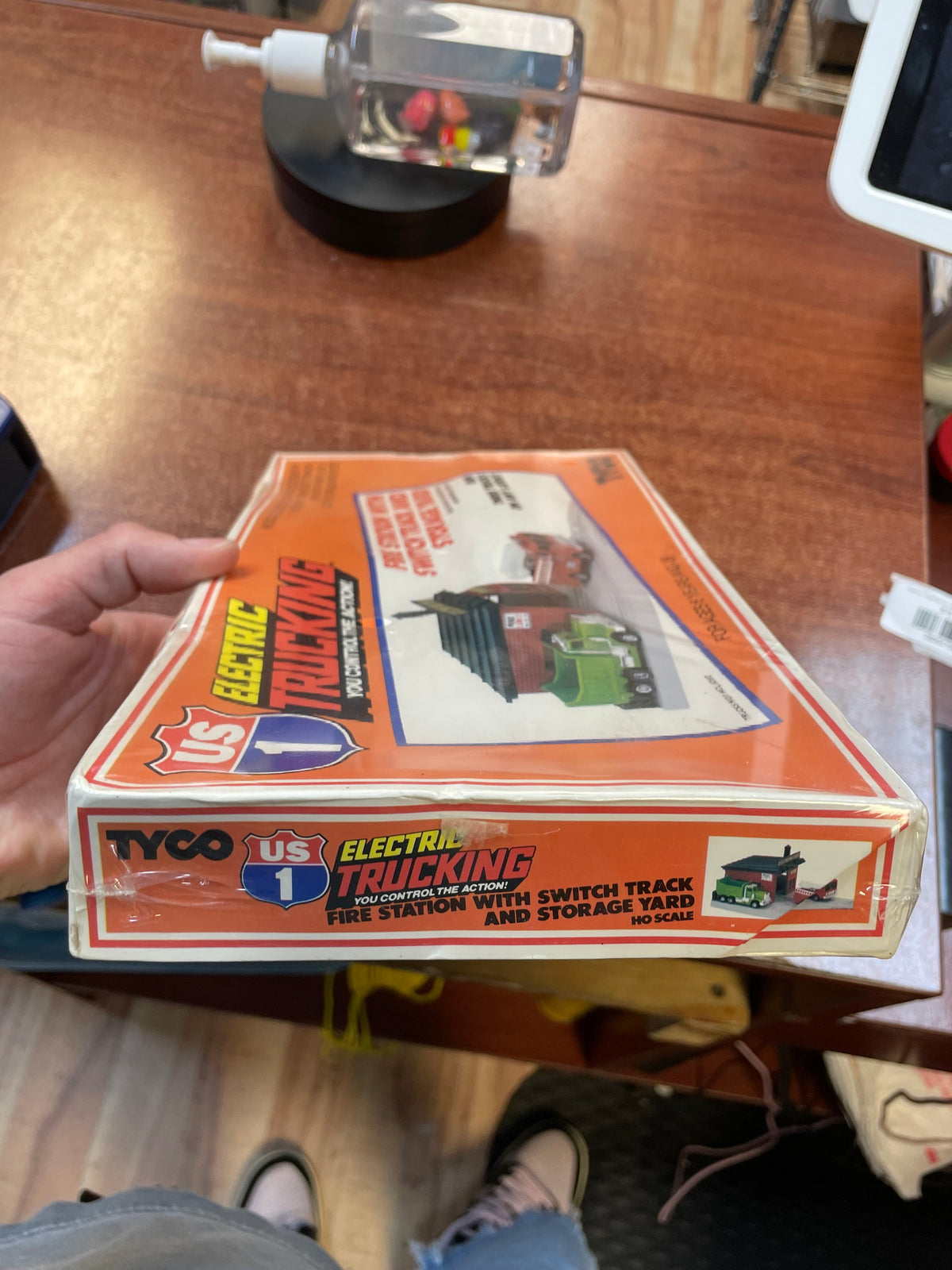 Electric Trucking Fire Station (Vintage Slot Car, TYCO) SEALED product image 7, provided for visual reference and product