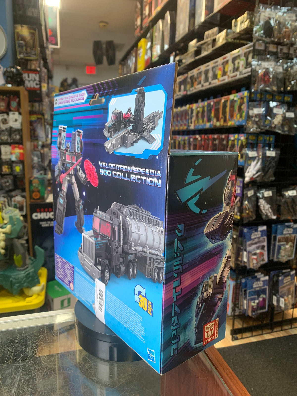 Speedia Universe Scourge -Leader Class- (Transformers Legacy, Hasbro) **SEALED** product image 6, provided for visual