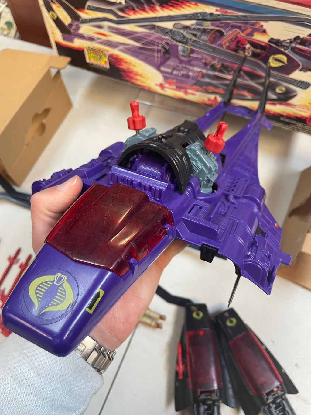 Mamba with Box (Vintage GI Joe, Hasbro) **COMPLETE** product image 42, provided for visual reference and product detail