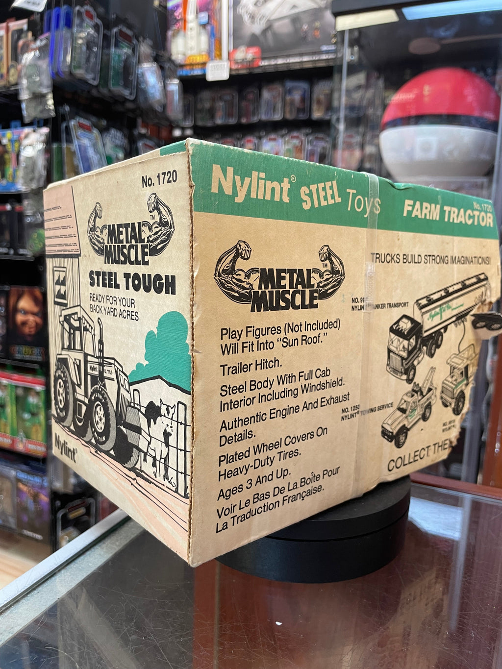 Farm Tractor Steel Tough (Vintage NYLint, Vintage Metal Muscle) Boxed product image 9, provided for visual reference and