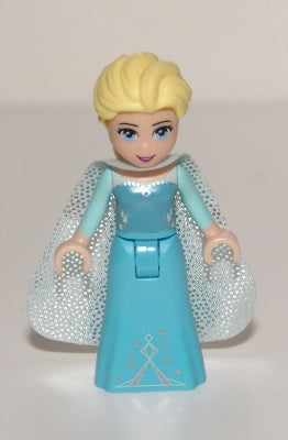 DP035 Elsa - Sparkly Light Aqua Cape product image 1, provided for visual reference and product detail review