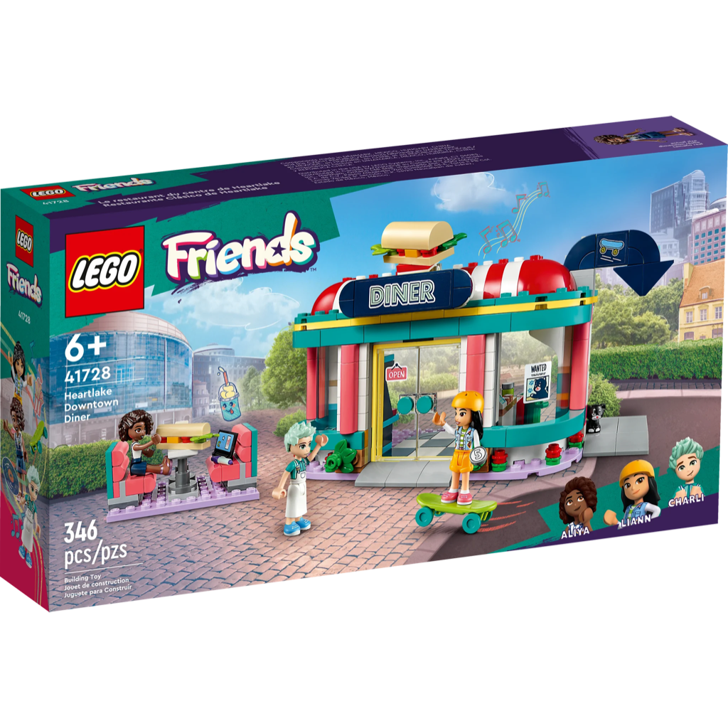 41728 Heartlake Downtown Diner (Retired) (Certified Complete) product image 1, provided for visual reference and product