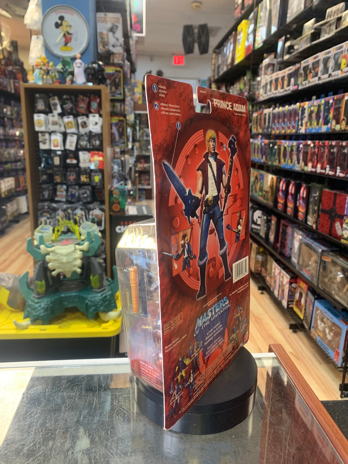 Prince Adam (Masters Of The Universe 200X, Mattel) **SEALED** product image 5, provided for visual reference and product
