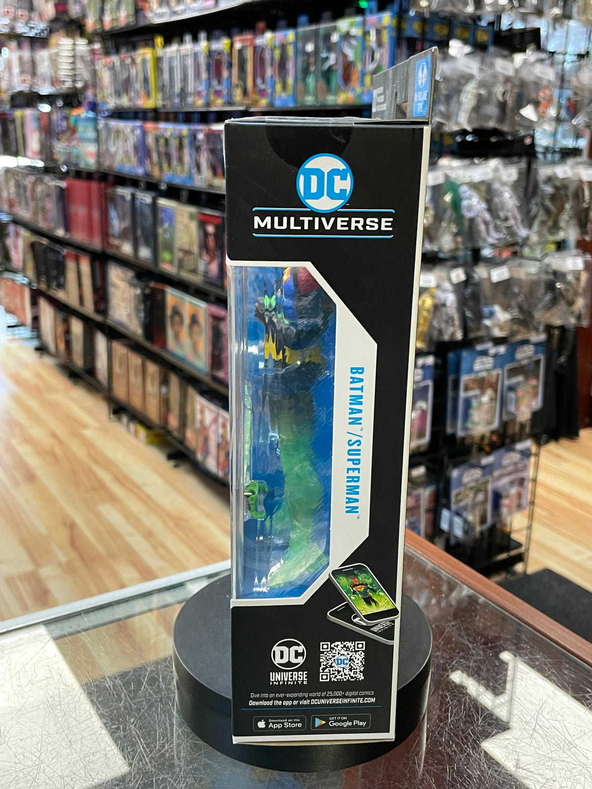 Batman/Superman Fusion Worlds Finest **CHASE**(McFarlane, DC Comics Multiverse) SEALED product image 2, provided for visual